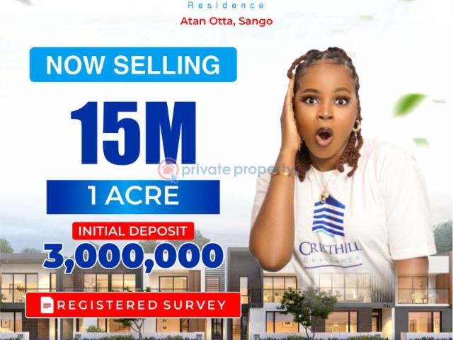 For sale: Residential Land Cresthill Residence Atan Ota Sango Ota Ogun PID: 3PCMMV | Private Property Nigeria