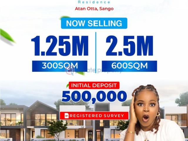 For sale: Residential Land Cresthill Residence Atan Ota Sango Ota Ogun PID: 5PCMMW | Private Property Nigeria