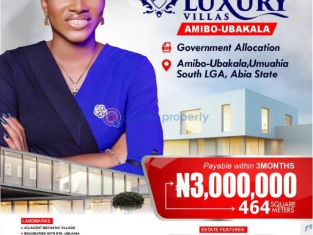 For sale: Residential Land Flourish Luxury Villas Amibo Ubakala Umuahia South Abia PID: 3PBPXM | Private Property Nigeria