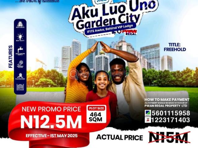 For sale: Residential Land Ifite, Awka Behind Vip Lodge Awka South Anambra PID: 8PCSBE | Private Property Nigeria