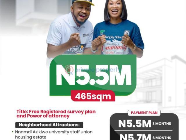 For sale: Residential Land Rosewood Supreme Estate Igbariam Awka North Anambra PID: 2PCLWX | Private Property Nigeria