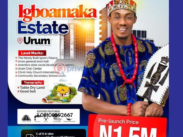 For sale: Residential Land Urum # Awka North Anambra PID: 6PBLWC | Private Property Nigeria
