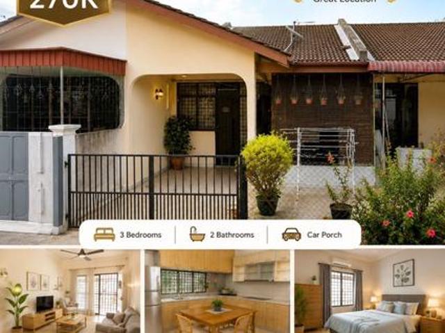 FOR SALES Medium cost house I Taman Kota Kenari Kulim