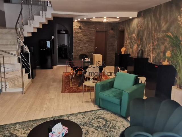 For rent 4 bedroom duplex with 30 sqm terrace Herastrau, Bucharest