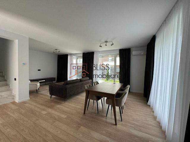 For rent 4 bedroom premium villa with a private yard of 130 sqm MTM Luxury Villas, Pipera OMV Rond, Bucharest / Ilfov