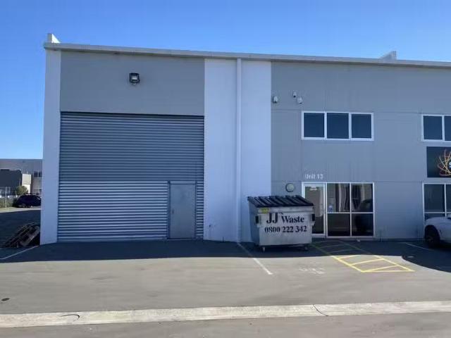 For Rent! 13/19 Nga Mahi Road, Sockburn, NZ 8042 Industrial.