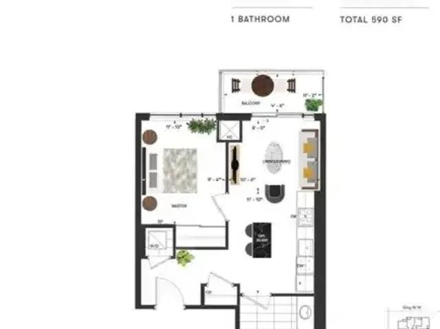 For Rent 1 Bedroom Apartment Kitchener ON DS104471054