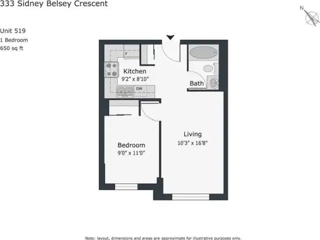 For Rent 1 Bedroom Apartment Toronto ON DS102882753