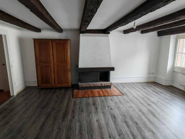 For rent 1.5 room apartment in the historic center of Yverdon les Bains