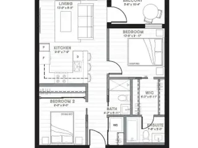 For Rent 2 Bedroom Condo Calgary AB DS104181475
