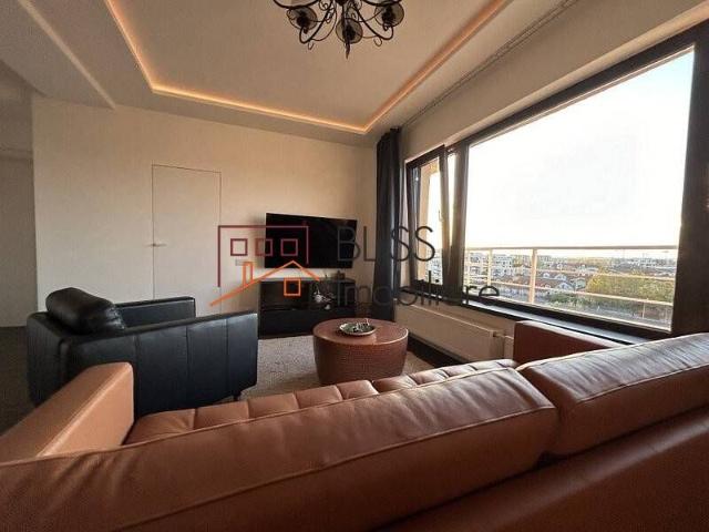 For rent 2 bedroom penthouse with 36 sqm terrace and parking space Pipera OMV Rond, Bucharest / Ilfov