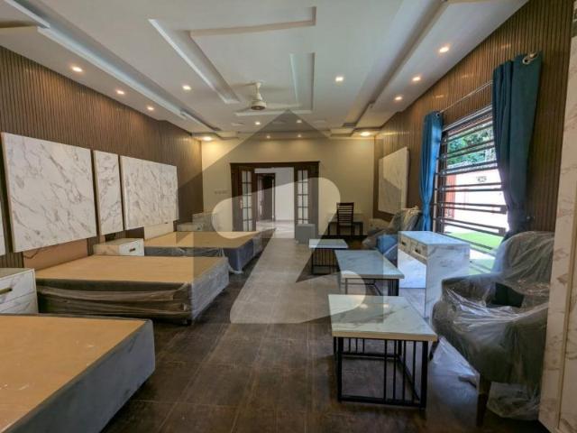 FOR RENT 2 Kanal Semi Furnished Double Storey 14 Beds with Solar Panel F_7/4 F 7