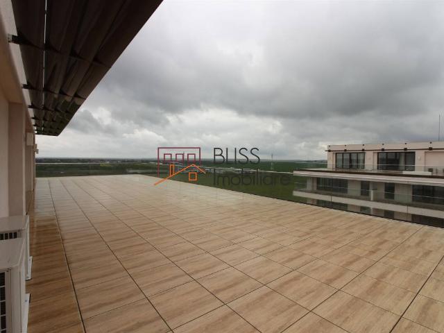 For rent 357sqm 3 bedroom penthouse with beautiful 184sqm terrace My Dream Residence also known as VitaBella Residence, Pipera Nord, Bucharest / Ilfov