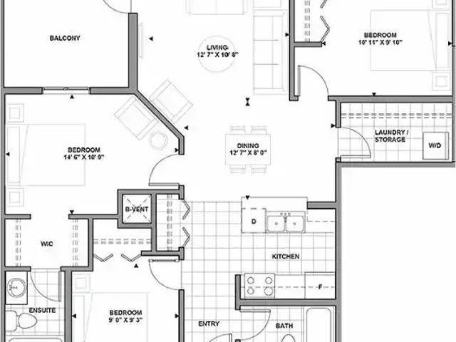 For Rent 3 Bedroom Condo St. Albert AB DS104181590