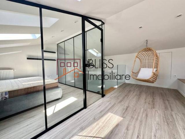 For rent 3 bedroom modern villa with private garden Oxford Gardens Pipera, Pipera Nord, Bucharest / Ilfov
