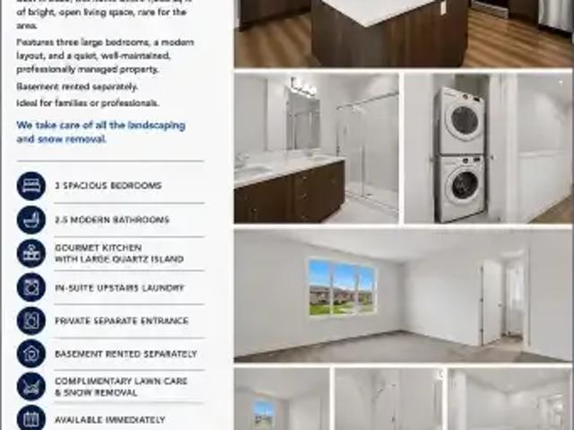 For Rent 3 Bedroom Townhouse Edmonton AB DS103579448