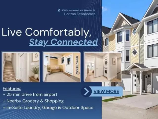 For Rent 3 Bedroom Townhouse Warman SK DS103958091