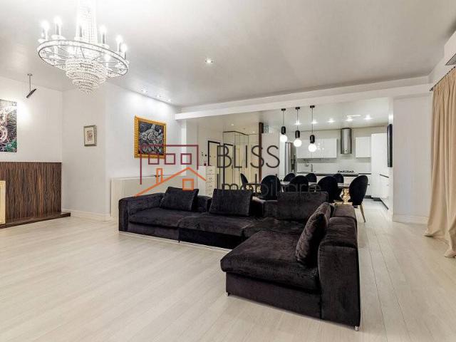 For rent Apartment with 210sqm terrace overlooking Herastrau Park Nordului, Bucharest