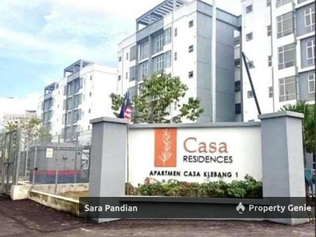 For Rent at Klebang Apartment with Swimming Pool and Clubhouse