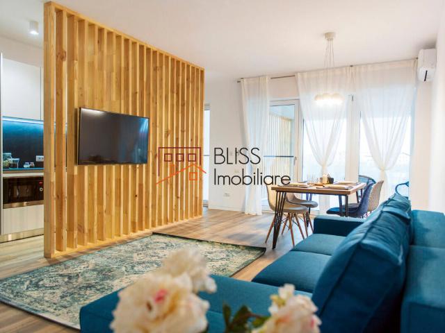 For rent Bright and Elegant Lakeview Apartment WaterFront Residence, Pipera Sud, Bucharest / Ilfov