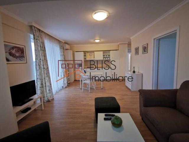 For rent Bright one bedroom apartment with large terrace and parking Rose Residences, Iancu Nicolae, Bucharest / Ilfov