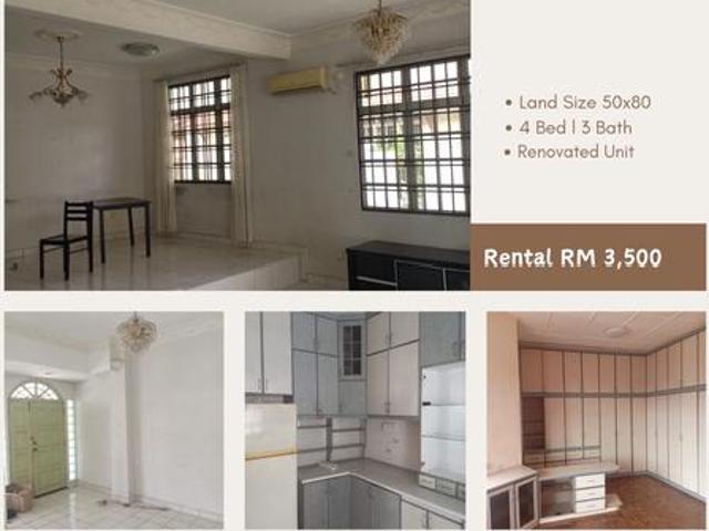 For Rent Double Storey Semi Detached Taman Perling Johor Bahru JB