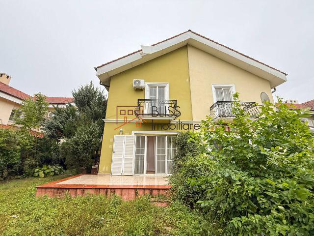 For rent Furnished 3 bedroom house, gated complex, private garden Baneasa Residential Park Butterfly, Iancu Nicolae British School Bucharest, Bucharest / Ilfov