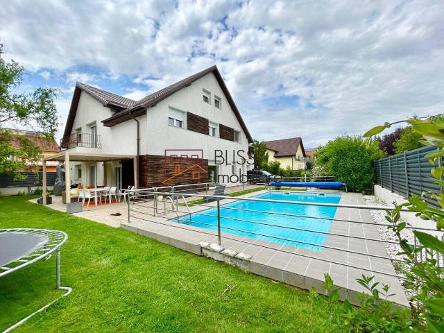 For rent Individual Villa with 6 Bedrooms, Pool and Garden Iancu Nicolae British School Bucharest, Bucharest / Ilfov
