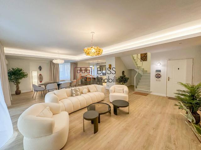 For rent Luxury 3 Bedroom Duplex with Private Garden and Parking Primaverii, Bucharest
