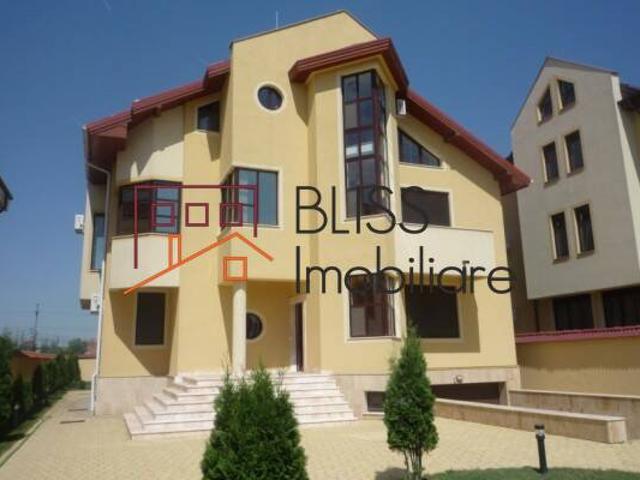 For rent Luxury villa with 7 bedrooms, pool and private garden. Pipera, Bucharest / Ilfov