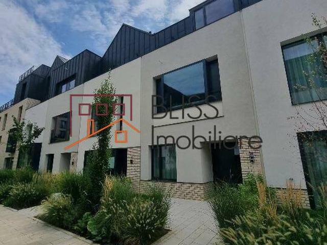 For rent Modern 3 Bedroom House with Private Garden Avalon Estate, Pipera OMV Rond, Bucharest / Ilfov
