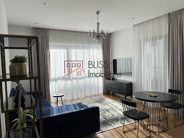 For rent modern 1 bedroom apartment with underground parking space One Herastrau Park, Herastrau, Bucharest