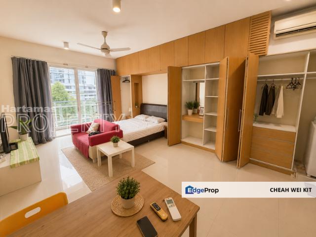 For Rent: Oasis Suites Ara Damansara Studio 572 sqft Fully Furnished Freehold