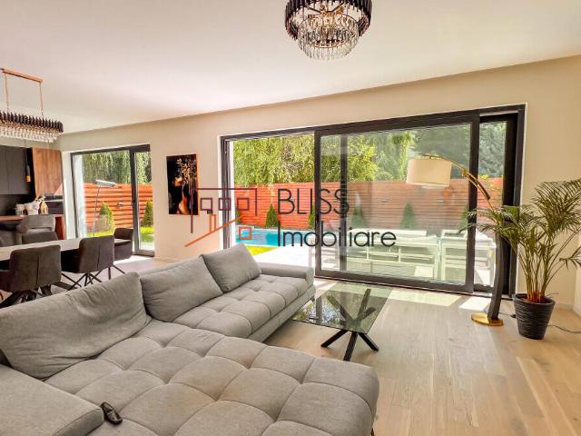 For rent Premium villa with 4 bedrooms, pool and private garden Vogue Residence, Iancu Nicolae, Bucharest / Ilfov