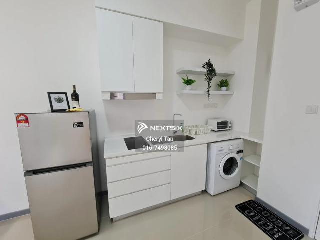 [For rent] P'Residence Condominium @ Tmn. Desa Wira/ Near Emart Batu Kawa ️ Well designed interior with quality furniture ️ Block B2A ️ 1,250 sqft. Level 2 ️ WIFI included 1 shades car park