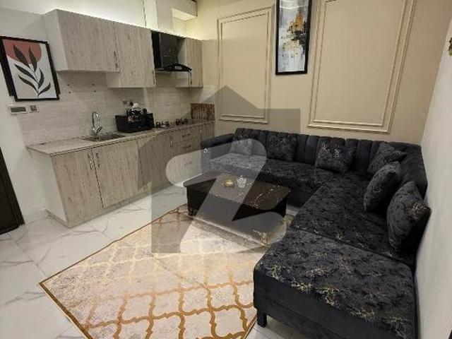 FOR RENT river hills building bahria Town phase 7 one bed apartment fully furnish long time Bahria Town Phase 7