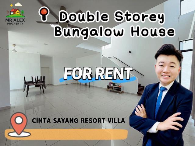 FOR RENTDouble Storey Bungalow House Cinta Sayang Resort Villa