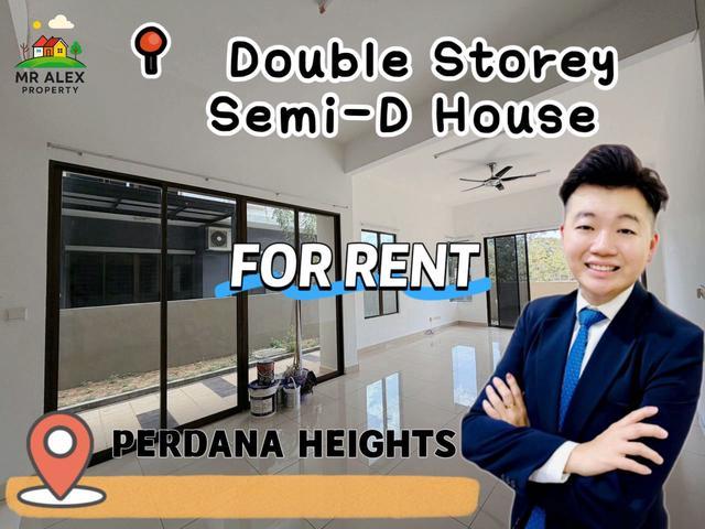 FOR RENTDouble Storey SemiD House Perdana Heights Toll SP Utara