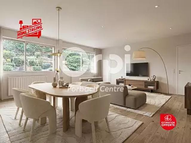 Forbach 57600 Achat / Vente appartement 5 pièces t5 cave balcon