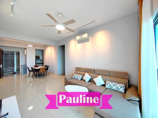 Forestville Sungai Ara Condo Mid Floor Seaview 1000sqft Furnished