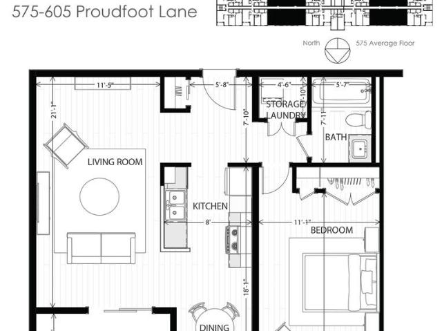 Forest Hill 1 Bedroom Apartment for Rent at 575 Proudfoot Lane, London, ON N6H 4R5 West London