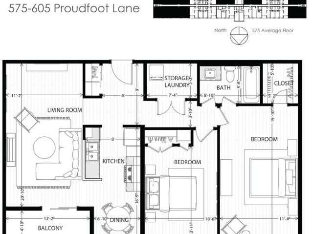 Forest Hill | Buildings 575 2 Bedroom Apartment for Rent at 575 Proudfoot Lane, London, ON N6H 4R5 West London