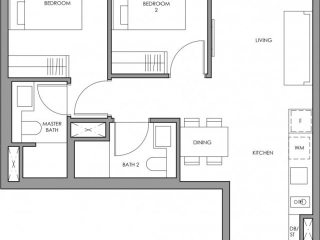 Fourth Avenue Residences Condominium For Sale, $1,900,000, 2 Bed 2 Bath 710 sqft $2,676.00 psf