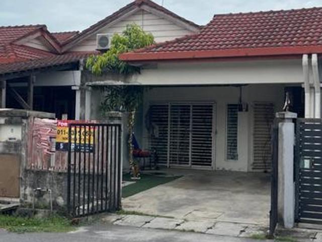 FLOOD FREE AREA SINGLE STOREY TERRACE TAMAN SAUJANA MERU Klang