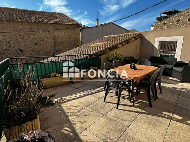 Florensac, appartement t3 avec terrasse et garage