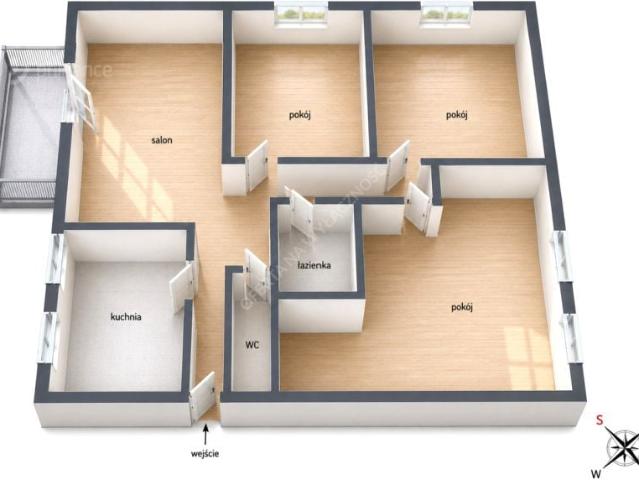 Floriana Znanieckiego 83,07 m², Warszawa