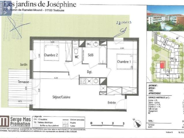 flat at Rocade Arc en Ciel, Toulouse