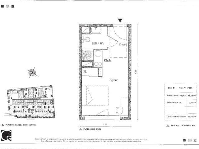 flat at Route de Narbonne, Auzeville Tolosane