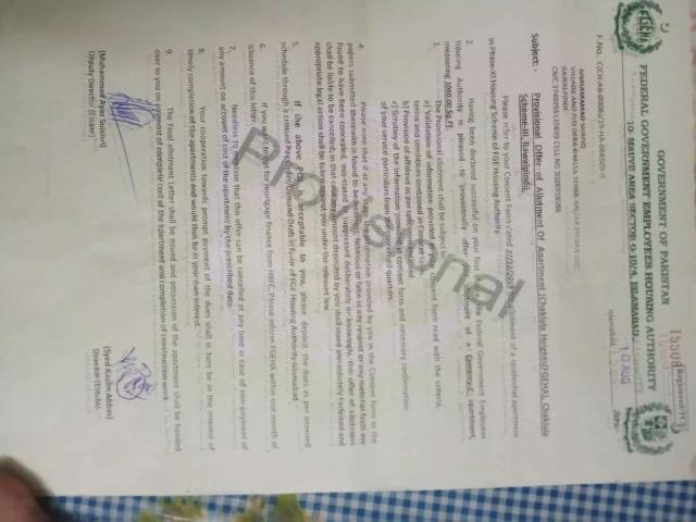 Flat File Rawalpindi Airport Road ID 16947