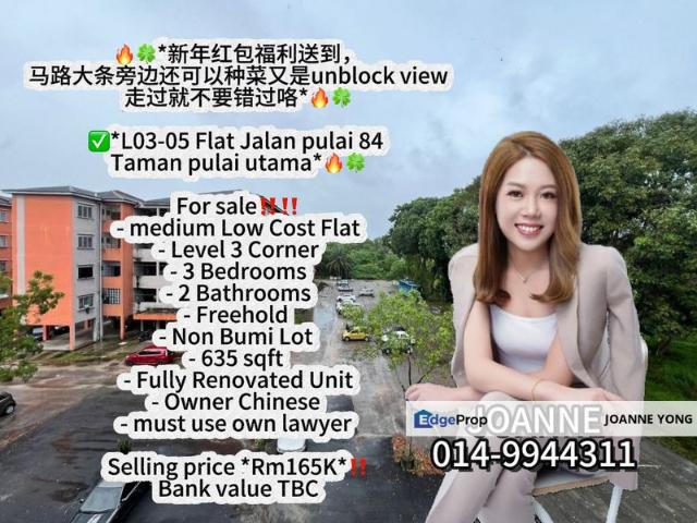 Flat for Jalan pulai 84 Taman pulai utama